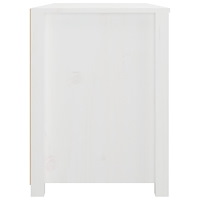 vidaXL Sidoskåp vit 100x40x54 cm massiv furu