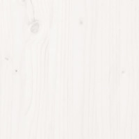 vidaXL Sidoskåp vit 100x40x54 cm massiv furu