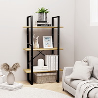 vidaXL Förvaringshylla 60x30x105 cm massiv furu