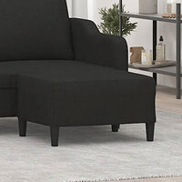 vidaXL Fotpall svart 70x55x41 cm tyg