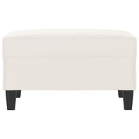 vidaXL Fotpall Beige 70x55x41 cm mikrofiber tyg