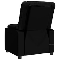 vidaXL Elektrisk reclinerfåtölj svart konstläder