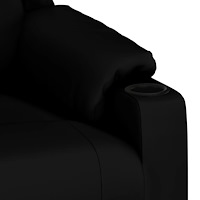 vidaXL Elektrisk reclinerfåtölj svart konstläder