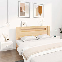 vidaXL Väggmonterade sängbord 2 st vit 50x36x25 cm