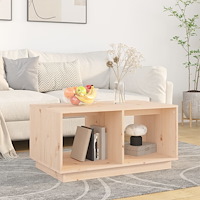 vidaXL Soffbord 80x50x40 cm massivt furu