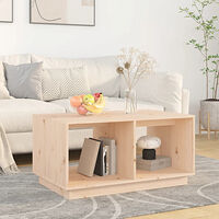 vidaXL Soffbord 80x50x40 cm massivt furu
