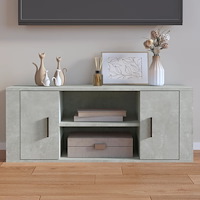 vidaXL Tv-bänk betonggrå 100x35x40 cm konstruerat trä