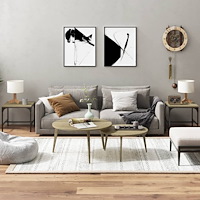vidaXL Sidobord 2 st sonoma-ek 40x40x35 cm konstruerat trä