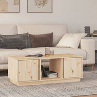 vidaXL Soffbord 110x50x40 cm massiv furu