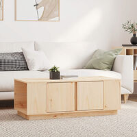vidaXL Soffbord 110x50x40 cm massiv furu