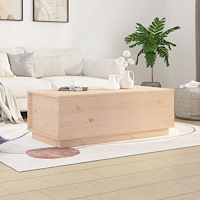 vidaXL Soffbord 100x50x35 cm massiv furu