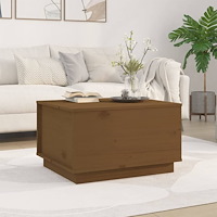 vidaXL Soffbord honungsbrun 60x50x35 cm massiv furu