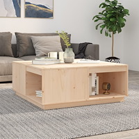 vidaXL Soffbord 100x101x40,5 cm massiv furu
