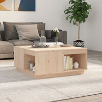 vidaXL Soffbord 80x81x36,5 cm massiv furu