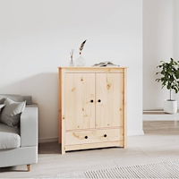 vidaXL förvaringshylla 83x41,5x100 cm massiv furu