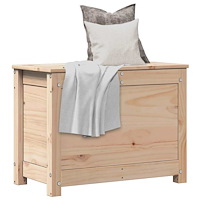 vidaXL Förvaringslåda 60x32x45,5 cm massiv furu