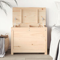 vidaXL Förvaringslåda 60x32x45,5 cm massiv furu