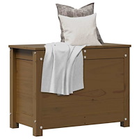 vidaXL Förvaringslåda honungsbrun 60x32x45,5 cm massiv furu
