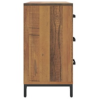 vidaXL Byrå 75x35x70 cm massiv furu