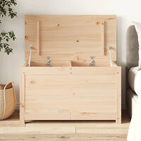 vidaXL Förvaringslåda 80x40x45,5 cm massiv furu