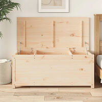 vidaXL Förvaringslåda 110x50x45,5 cm massiv furu