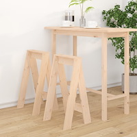 vidaXL Pallar 2 st 40x40x75 cm massiv furu