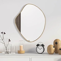 vidaXL Väggspegel guld 50x40 cm