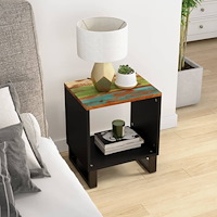 vidaXL Soffbord 40x31x46 cm massivt återvunnet och konstruerat trä
