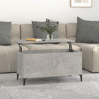 vidaXL Soffbord betonggrå 90x44,5x45 cm konstruerat trä