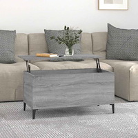 vidaXL Soffbord grå sonoma 90x44,5x45 cm konstruerat trä