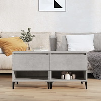 vidaXL Sidobord 2 st betonggrå 50x46x50 cm konstruerat trä