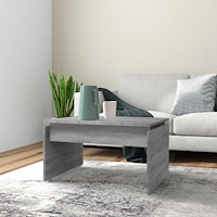 vidaXL Soffbord grå sonoma 68x50x38 cm konstruerat trä