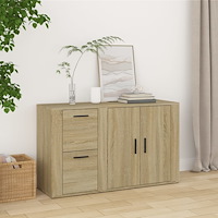 vidaXL Skänk sonoma-ek 100x33x59,5 cm konstruerat trä