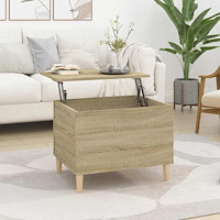 vidaXL Soffbord sonoma-ek 60x44,5x45 cm konstruerat trä