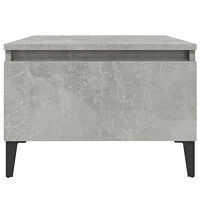 vidaXL Sidobord betonggrå 50x46x35 cm konstruerat trä