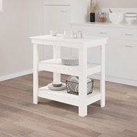 vidaXL Skobänk vit 78,5x50x80 cm massiv furu