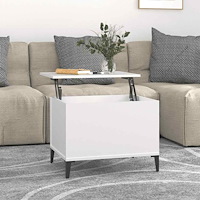 vidaXL Soffbord vit 60x44,5x45 cm konstruerat trä