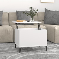 vidaXL Soffbord vit 60x44,5x45 cm konstruerat trä