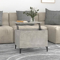 vidaXL Soffbord betonggrå 60x44,5x45 cm konstruerat trä