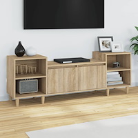 vidaXL Tv-bänk sonoma-ek 160x35x55 cm konstruerat trä