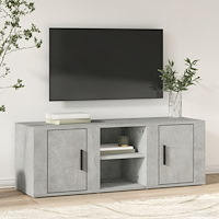 vidaXL Tv-bänk betonggrå 100x31,5x35 cm konstruerat trä