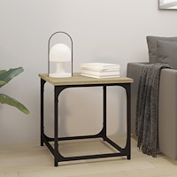 vidaXL Soffbord Sonoma ek 40x40x40 cm konstruerat trä