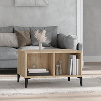 vidaXL Soffbord sonoma-ek 60x50x36,5 cm konstruerat trä