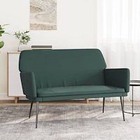 vidaXL Bänk mörkgrön 108x79x79 cm sammet