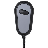 vidaXL Elektrisk reclinerfåtölj vinröd tyg