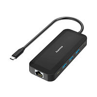 Hama USB-C Hub Multi 6x Ports USB-A USB-C HDMI LAN