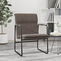 vidaXL Loungestol taupe 55x64x80 cm tyg