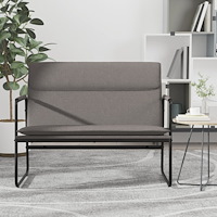 vidaXL Bänk taupe 100x64x80 cm tyg