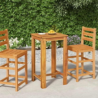 vidaXL Ståbord för utomhusbruk 60x60x105 cm massiv akacia