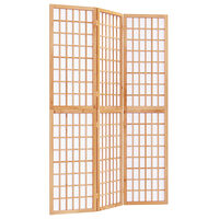 vidaXL Rumsavdelare med 3 paneler japansk stil 120x170 cm